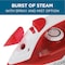 Commercial Care Steam Iron, Self-Cleaning Steamer for Clothes with Nonstick Soleplate CCSI100 - alternate 5